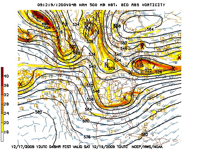 image of 500mb Vort, Ht