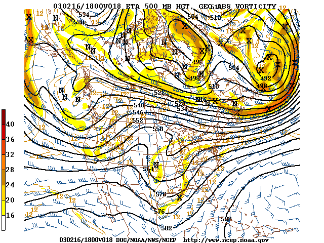 image of 500mb Vort, Ht