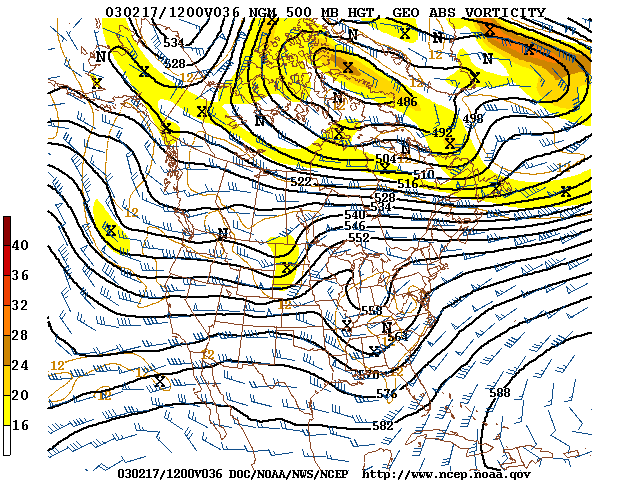 image of 500mb Vort, Ht