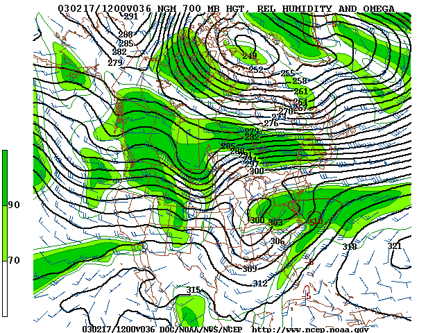 image of 700mb RH, Ht
