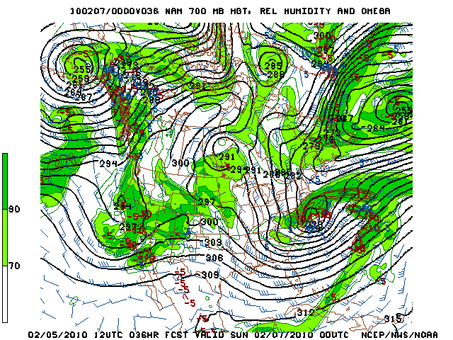 image of 700mb RH, Ht