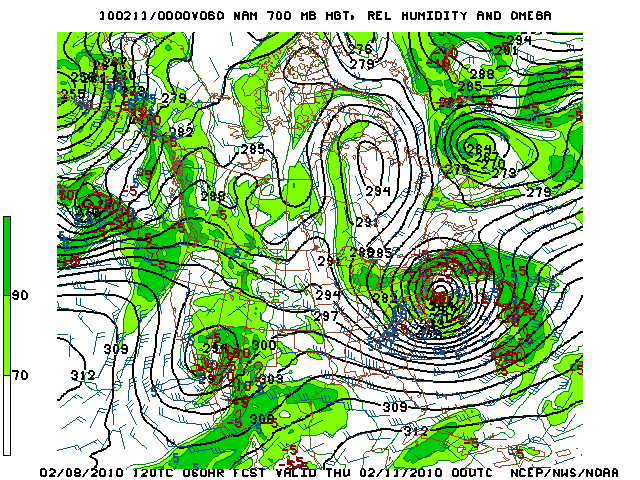 image of 700mb RH, Ht