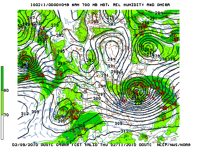 image of 700mb RH, Ht
